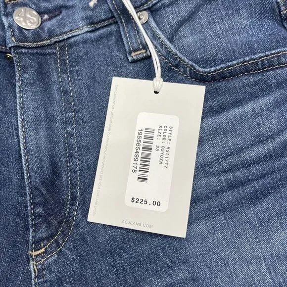 Adriano Goldschmied Farrah High Rise Ankle Skinny Jeans Blue Women’s 28 New